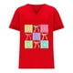 thumbnail image 4 of Corto para las Mujeres Casual Verano 2025 Pascua Impresión V-Cuello Camiseta, Ligero 95% Poliéster 5% Spandex Top para Toda la Temporada Hogar Y Diario, 4 of 7