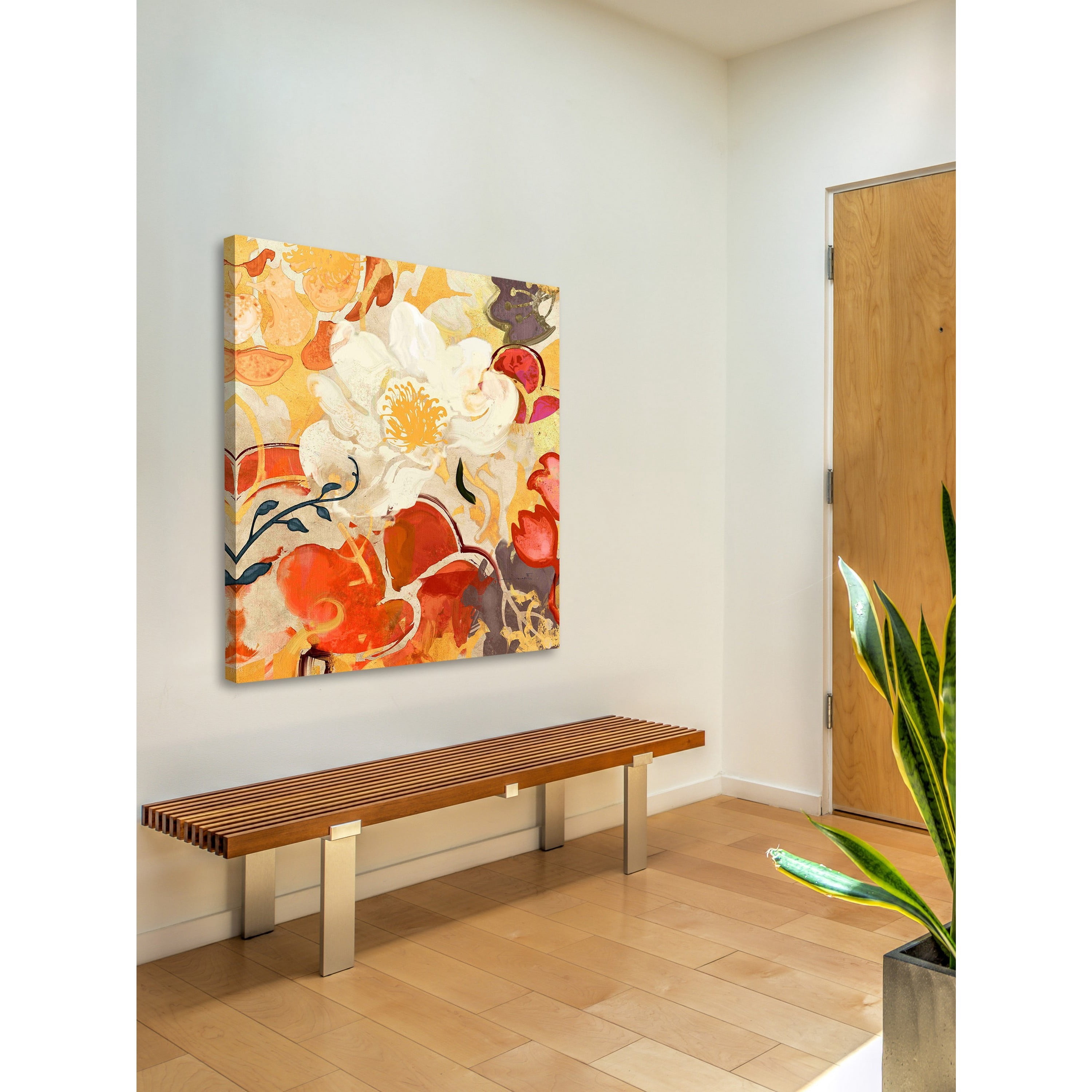 "We Hear the Larks" Painting Print on Wrapped Canvas