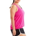 thumbnail image 3 of Just My Size Women's Plus Size Active Mesh Banded Tank, 3 of 4
