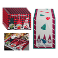 thumbnail image 1 of "Camino De Mesa + 6 Manteles Decoración Navidad Enanitos Malubero, Rojo ", 1 of 5