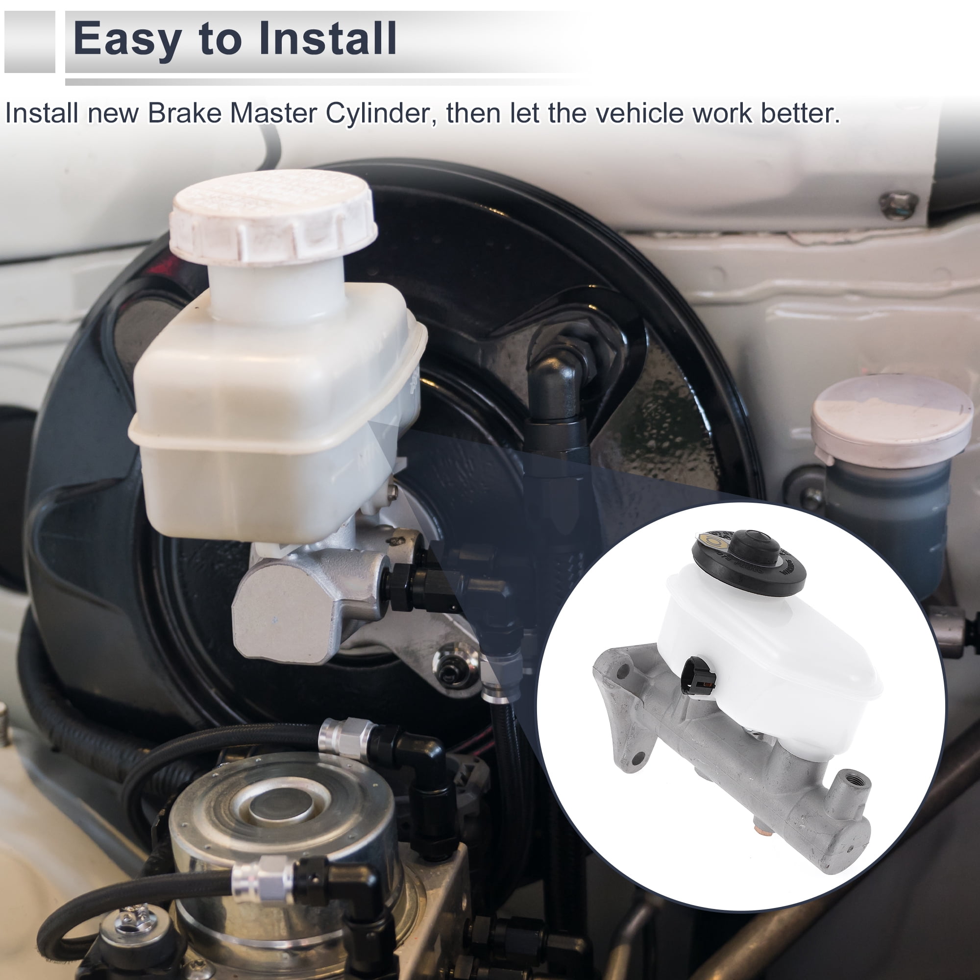 Unique Bargains Brake Master Cylinder for Toyota Camry 1992-1994 with Reservoir