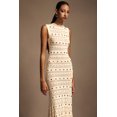 thumbnail image 3 of Vestido Bellabarnetten Verga sin mangas con cuello redondo y remaches doblados, 3 of 6