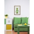 thumbnail image 3 of Marmont Hill I Am A Green Robot Framed Wall Art, 8.00" x 1.50", 3 of 6