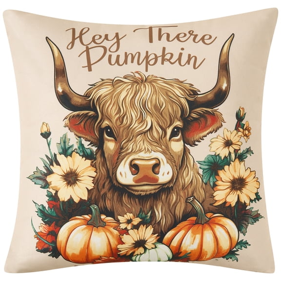 Mainstays 16 in x 16 in Reversible Decorative Outdoor Throw Pillow