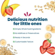 Amara Organic Baby Food Oats Mango N Strawberry, No Added Sugar, Stage 2, 5 Individual Servings