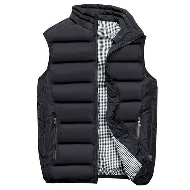 Chaleco de hombre, chaleco de algodón ajustado de moda para hombre Chaleco de algodón para hombre