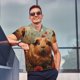 thumbnail image 4 of Fotbe Rose Cute Guinea Pig Camiseta Polo de Golf para Hombre con Estampado – Camisa Deportiva Transpirable con Cuello Abotonado-Small, 4 of 6