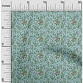 thumbnail image 2 of oneOone Cotton Poplin Light Blue Fabric Floral Diy Clothing Quilting Fabric Print Fabric By Yard 56 Inch Wide, 2 of 5