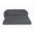 thumbnail image 5 of Modern Minimalist Compressed Sofa Couch|Bed Convertible|Gray, 5 of 11