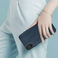 thumbnail image 7 of Allytech Wallet Case for iPhone XS/X - 2 Card Holder - Military Grade Drop Protection - Ultra Slim & Protective - Premium PU Leather Shockproof Phone Case for Women & Men - Blue, 7 of 7