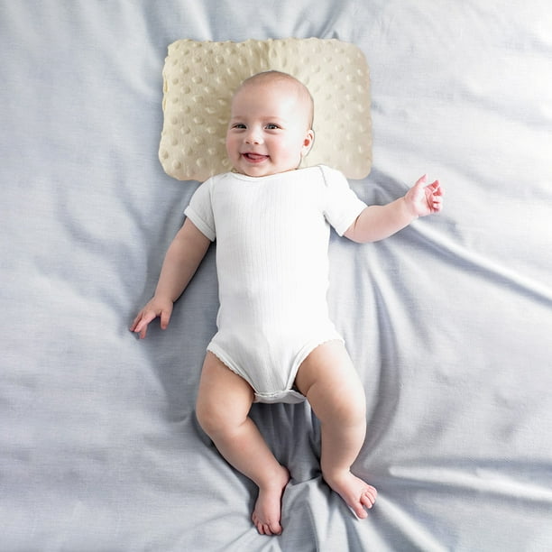 Almohada para bebes Recien nacidos Soporte para la cabeza Cojin Posicionador para dormir Amarillo Ehuebsd sin BPA Bodega Aurrera en linea