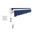 thumbnail image 3 of Awntech 16' x 10' Maui Manual Manual Patio Retractable Awning Acrylic Fabric, Navy, 3 of 7