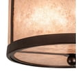 thumbnail image 5 of Meyda Tiffany 214357 Smythe Craftsman 2 Light 12" Wide Flush Mount Drum Ceiling Fixture -, 5 of 5