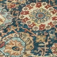 thumbnail image 5 of HomeRoots 603748 10 x 14 ft. Navy Blue, Terra Cotta & Beige Damask Washable Indoor & Outdoor Traditional Rectangle Area Rug, 5 of 5