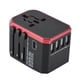 thumbnail image 1 of Adaptador De Enchufe, Adaptador De Viaje Seguro Portátil Universal, Carga De Garantía De Seguridad 6 Dispositivos Para Uso En Viajes De EE. UU./Au/Uk/Eu, 1 of 8