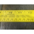 thumbnail image 2 of Swanson Tool Co 36 inch Yellow Aluminum Yard Stick Straight Edge with Ruler, Model AE141, for High School and College Education Levels and Is Not Bulk, 2 of 4