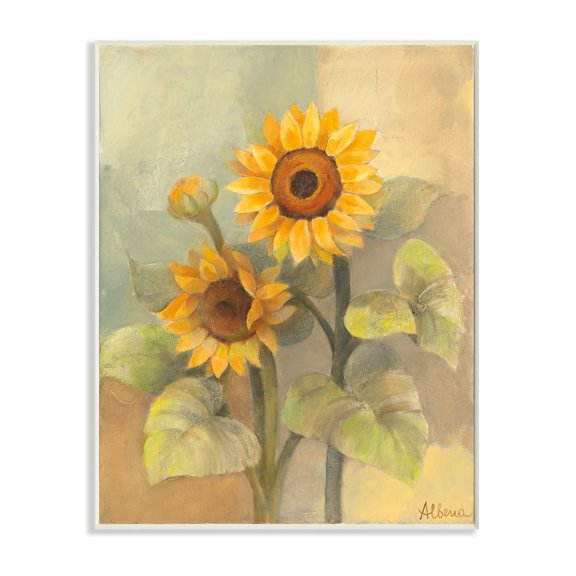 Stupell Industries Sunflower Bloom Soft Yellow Summer Petals Wall Plaque by Albena Hristova