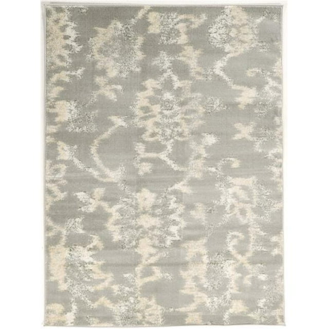 Radici 4186-1000-GREY 3 ft.3 x 4 ft.11 Castle Area Rug - Grey