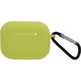 thumbnail image 1 of Funda para Airpod con mosquetón Hillman Silicon Green, paquete de 3, 1 of 1