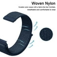 thumbnail image 5 of FIEWESEY 20mm Compatible with Galaxy 42mm/Watch Active/Gear Sport/Gear S2 Classic/Galaxy Watch 5 40mm 44mm/Galaxy Watch 5 pro 45mm Nylon Lightweight Breathable Replacement Sport Loop Strap(Navy), 5 of 7