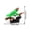 Green, variant on Motion Activated Wizard Broomstick Dashboard Ornament Drifting Car Decor Mini Flying Figure Interior Accessory Gift for Drivers 1 Pack