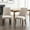 Beige, variant on Strong Back Support - Beige Dining Chairs with High Rebound Cushion for Family Meals