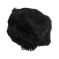 thumbnail image 4 of Peluca corta para hombre, textura natural y esponjosa, transpirable, cómoda y de moda. Peluca de cabello negro real., 4 of 14