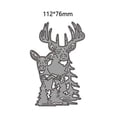 thumbnail image 4 of Animal Metal Die Cuts, Forest Deer Cutting Dies for DIY Scrapbooking Album Decorative Paper Card Embossing Stencils, 4 of 4