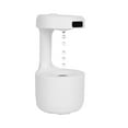 thumbnail image 5 of RAPOBRIX Anti-Gravity Water Drop Humidifier with Night Light & LED Clock - 800ml Cool Mist for Bedroom/Baby/Office (White), 5 of 6