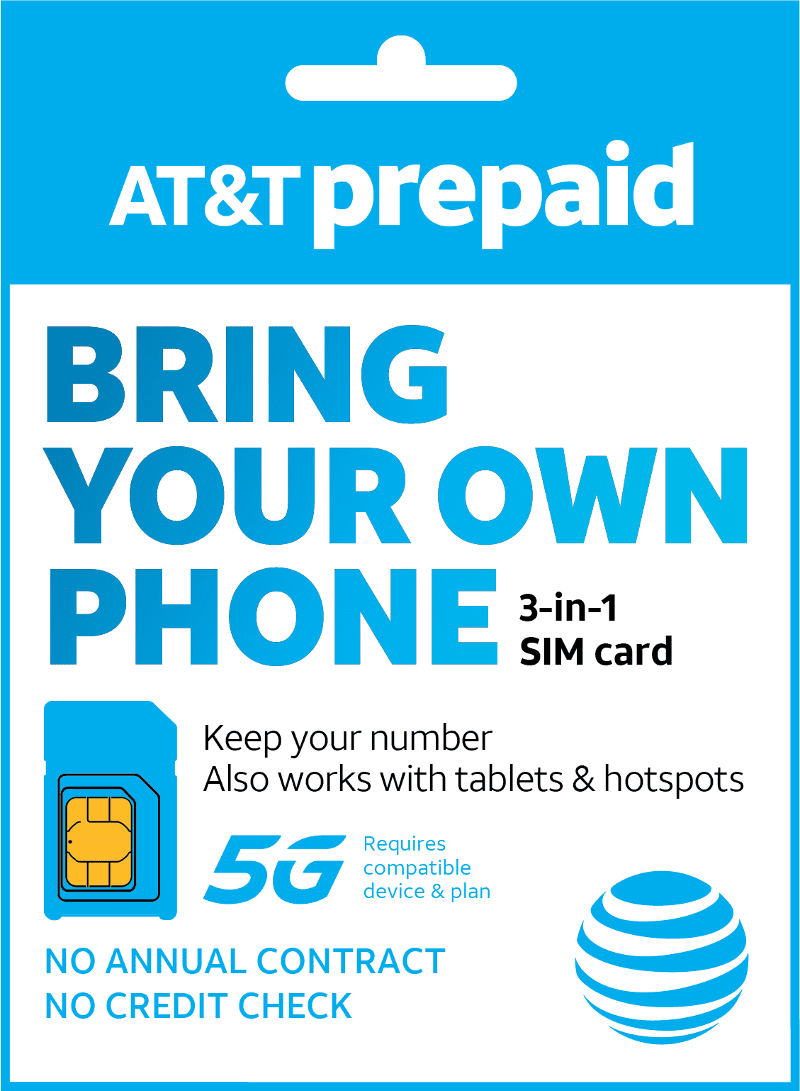 AT&T Prepaid RFID Sim Kit