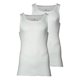 thumbnail image 1 of TOM TAILOR camiseta de hombre, paquete de 2 - camiseta interior, Garron S, lisa Blanco S (Small), 1 of 3