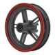 thumbnail image 2 of Cubo de rueda trasera de patinete eléctrico para Xiaomi PRO PRO2 M3, repuesto de cubo de rueda de neumático de vacío, color rojo, 2 of 10