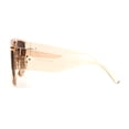 thumbnail image 4 of Hommes Incurvés Haut Grand Bouclier Racer Lunettes de Soleil Marron Pêche, 4 of 4