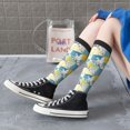 thumbnail image 6 of Picia Women Crew Soft Moisture-wicking Socks Cute Poodle Dog Pattern Design Cotton Socks, One Size fit All, 6 of 9