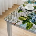 thumbnail image 5 of BANET  Rectangle Fabric Tablecloth, Botanical Blossoms, Vibrant Spring Floral and Butterfly Fabric Table Cloth white, 5 of 8