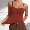 thumbnail image 3 of Women's Tummy Control Shapewear Tank Tops Shapewear Camisoles with Built in Bra Tummy Control Compression Tank Tops for Women Body Shaper Padded Tanks, 3 of 4