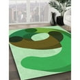 thumbnail image 2 of Ahgly Company Indoor Round Patterned Stoplight Go Green Area Rugs, 5' Round, 2 of 6