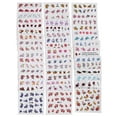 Siquannnn 50PCS/Lot Nail Art Tips Decals Water Transfer Mixed Flowers Stickers Journal Stickers