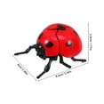 thumbnail image 3 of SHISUYAN Moving Beetle Toy Realistic Simulation Wind Up Ladybug Funny Model Insect Toy for Kids Mechanical Beetle Clockwork Animal Party Favors, 3 of 8
