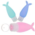thumbnail image 4 of Phenofice 3Pcs Blue Toiletry Bottles Small Bottles for Liquids 90ml, 4 of 8
