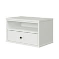 thumbnail image 2 of South Shore Sazena LED Floating Nightstand for Adult, in Pure White, 2 of 10