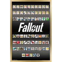 Fallout - Emojis Wall Poster, 22.375" x 34" Framed
