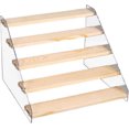 thumbnail image 1 of Acrylic & Wood Multipurpose Storage Rack, 5-Tier Spice Rack Organizer, White, 30cm x 30cm, 600g, Kitchen & Cosmetics, 1 of 7