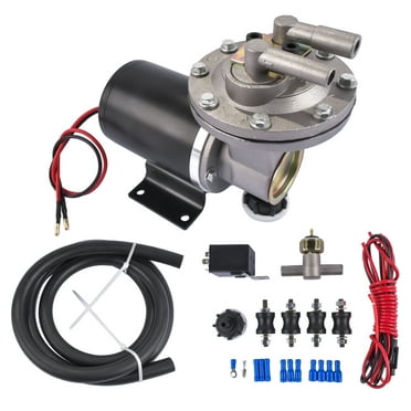 GELUOXI 12V Electric Vacuum Pump Kit 28146 for Brake Systems 18" to 22" with Mounting Hardware