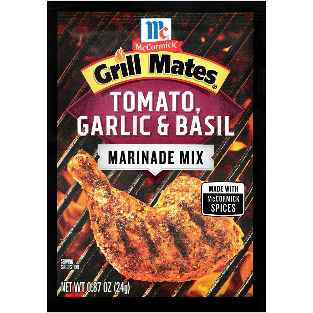 McCormick Grill Mates Tomato, Garlic & Basil Marinade Mix, 0.87 oz