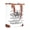 Off-White, variant on CLA Upcycled Canvas & Leather Handbag 16 Inch Height & Cowhide Tote Bag, Canvas Handbags for women (Khaki)