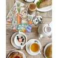 thumbnail image 4 of Spring Easter Kitchen Dish Towels for Drying Dishes Set of 4, Bunny Eggs Floral Leaves Farm Wooden Grain Waffle Weave Microfiber Hand Tea Bathroom Towels Quick Dry & Absorbent Towel 15.7x23.6, 4 of 7