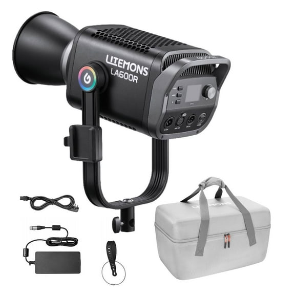 Godox Litemons LA600R RGB LED Video Light Kit With Carry Bag (Black)