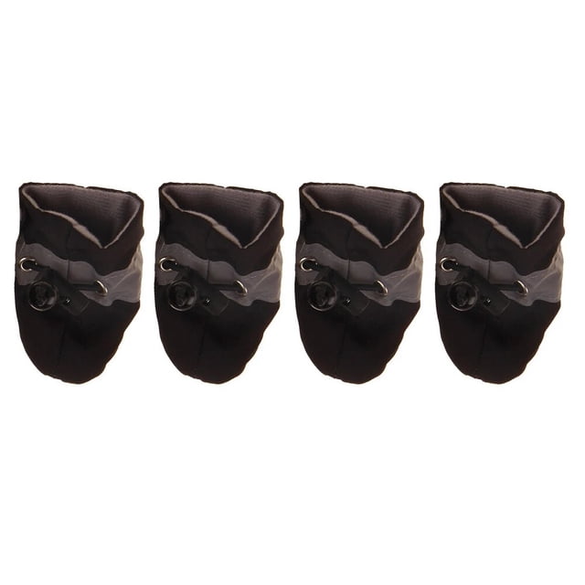 Cubiertas de zapatos impermeables para mascotas, zapatos antideslizantes reutilizables resistentes al desgaste para cachorros, botas para perros pequeños y gatos, 4 unidades por juego