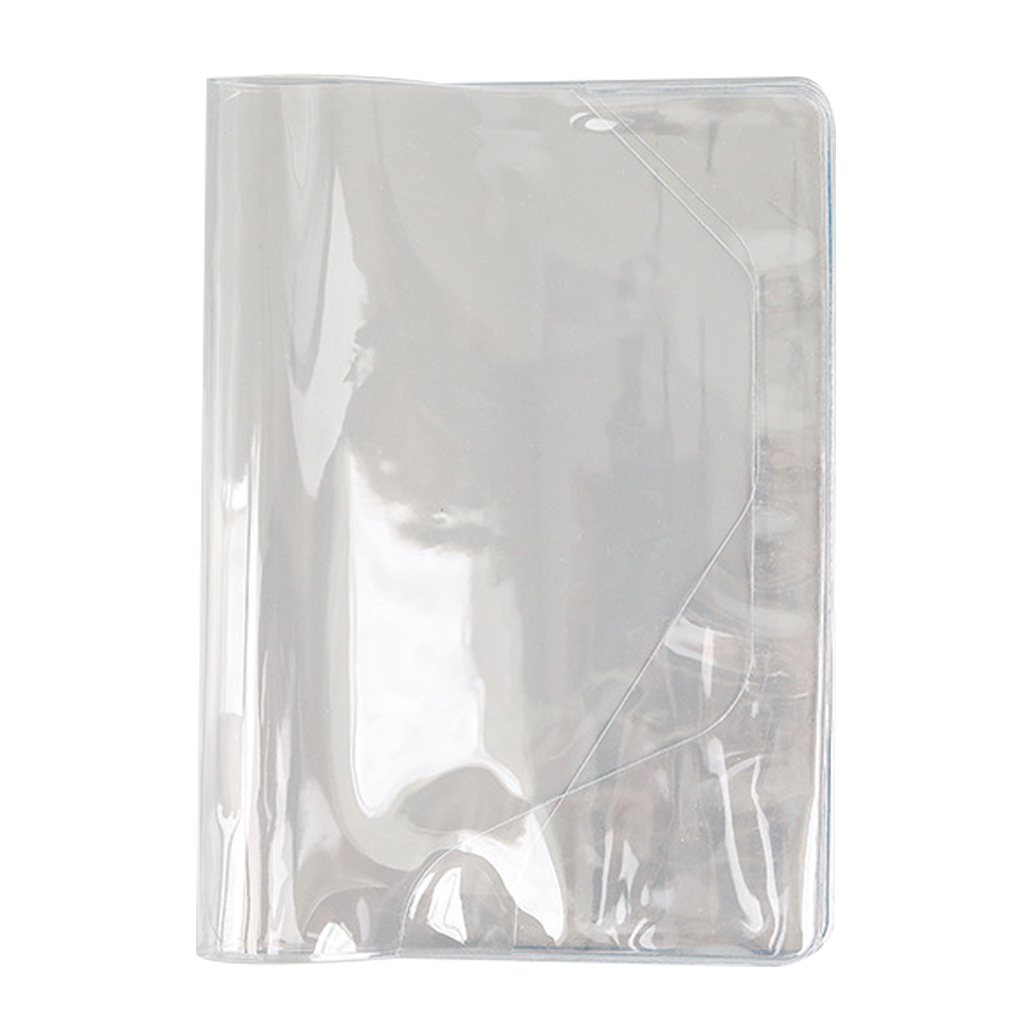 Clear PVC Notebook Cover Fit for Majority Loose-leaf Notepad Scrapbook ...